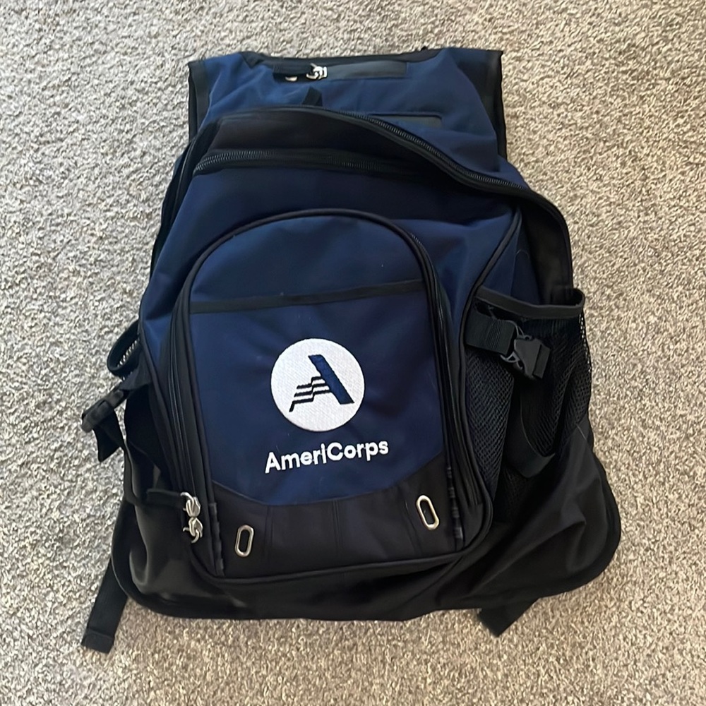 Americorps service backpack